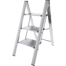 Colombo - Treppe Hocker Mit 3 Stufen Aus Schwarzem Aluminium Leonardo 3
