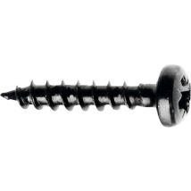 Tornillos Visaton 5084 Cabeza Redonda Ranura Cruzada Madera 3.5x19 Mm