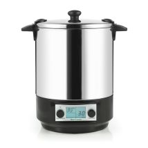Sterilizzatore Elettrico Per Barattoli Con Serbatoio In Acciaio Inox, Schermo Lcd E Timer, Capacità 12l, 1650w - Nsst12ina - Nature&saveurs