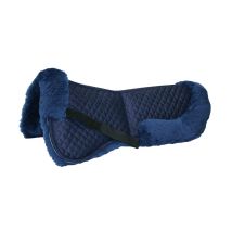 Protezione dorsale in agnello naturale con zip – Taglia unica – Colori: blu, nero/naturale, nero