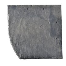 Stabuflex - Schindel Bogenschnitt Links Anthrazit 25 X 25 Cm Dach Wandverkleidung