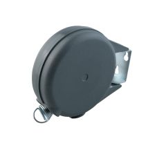 Stoker - Tendedero De 1 Cuerda Orientable (soporta Hasta 15kg Extensible Hasta 12m De Longitud) Color Gris