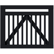 Plus Tor Linea 100 X 80 Cm Ral 9005 Schwarz