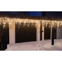 Led Eisregen-lichterkette 960 Warmweisse Leds 24,0m Außen + Innen