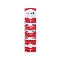 Blister Da 10 Batterie A Bottone Alcaline Maxell Lr41