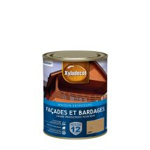 Xyladecor - Lasure Protectrice Pour Bois Extérieur - Facades Et Bardages - Aspect Satin Chêne 1 L