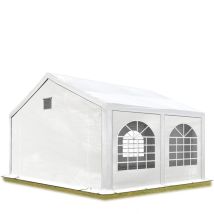 Toolport Carpa Para Fiesta De Alta Calidad 3x4 M Carpa De Fiestas Carpa De Lona Pe 500 N Carpa De Jardín Carpa Para Fiestas Blanca Impermeable