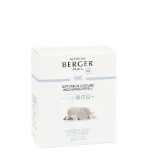 Ricarica diffusore auto Carezza di Cotone x2 – 3127290064349 – Diffusore di oli essenziali – Lampe Berger