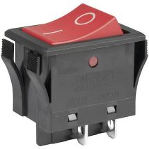 Nkk Switches Interruttore A Bilanciere Jwl21ra1a 250 V/ac 16 A 2 X Off / On Permanente 1 Pz.