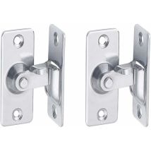 Drill Bit Set 90 Degree Right Angle Stainless Steel Door Lock Used For Wooden Fences, Doors And Windows, Sliding Doors (silver 2)