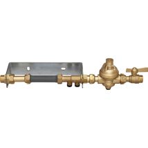 Guareski - Vormontierter Satz Für Wasserzähler Mit Einem Abstand Von 110mm Bis 130mm