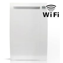 HJM – Emisor térmico cerámico RFC 500 WiFi – 500W – 38×58,5×10,5 cm – Radiador de inercia