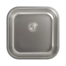 Lavello Edesa Fuji Be 40x40 1c Plus Acciaio Inox Sotto Piano 44x44 Cm