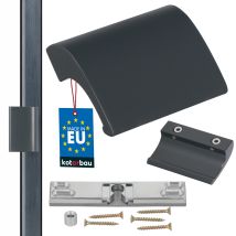 Maniglia In Alluminio Balk De Luxe Ral7016 Antracite + Frizione