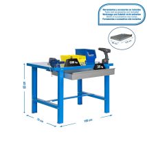 Simonrack Professioneller Blau Arbeitsbank Bis 800 Kg