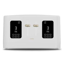 Cello – Digital 4 Slice Toaster – 1600W – 7 Browning Levels – Wide Slots for Bagels and Artisan Bread