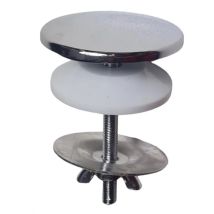 Copriforo Per Lavabo O Bidet, Diametro 50 Mm, Stelo 6 X 68
