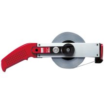 BMI – Weißes Stahlbandmaß 20 m – 280 mm, 120 mm, 13 mm, G1