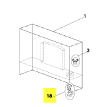 Ensemble Guide Piston Reservoir Pour Petit Electromenager Climadiff - 11020034