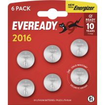 Eveready Batteria A Bottone Cr 2016 3 V 6 Pz. E304439200