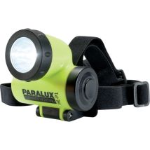 Lámpara frontal LED impermeable Parat – Plástico resistente – 4 micro baterías AAA incluidas – Certificación ATEX zona 1