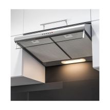 Dunstabzugshaube AKPO – 600 mm – 61 dB – 220 m³/h – Energieeffizienzklasse E – Aluminiumfilter – 2 Stück