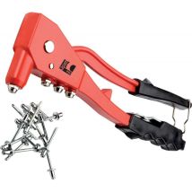 Rivet-Set 60 Parti – 15 ribattini ciechi – Campo di lavoro 2,4-5 mm – CIRCUMPRO