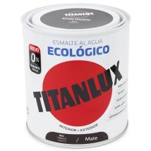 Titanlux - Ecológico Esmalte Al Agua Mulisuperficie Mate Tabaco 250 Ml