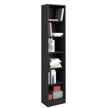 Bibliothèque Hobby 41 Cm De Longueur-5 Étagères-noir