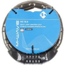 Lucchetto Per Bicicletta Con Cavo M-wave, 18 X 800 Mm, Nero