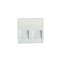 Module Plat 45x45 Avec Connecteur Keystone Et Systimax Étanche À La Poussière Mmconecta 2