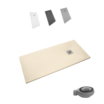 Sindesliz Plato Ducha Antideslizante Stone Natural 140x90
