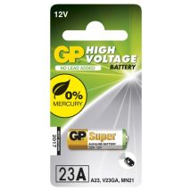 Gp Super - Gp Battery Batteria Super Alcalina Specialistica 12v A23 / 23af / Lrv08 / V23ga / Mn21 (blister 1 Pezzo)