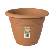 Florus Mediterran Campana Pot De Fleurs 40 - Beige - Ø 39 X H 0 Cm - Extérieur - 100% Recyclé