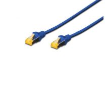 Juego De 5 Cables Patch Rj45 Lsoh Awg 27/7 Cat 6 S/ftp Apantallado Bt Rojo 0,5 M Gris - Digitus