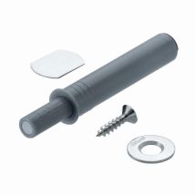Lmc - Blum Tip-on Für Türen (set), Kurzversion, Mit Magnet, R7036 Platingrau