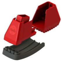 Hailo – Kit de 4 deslizadores universales para escaleras de tijera – Polipropileno – Antideslizante – 0,15 kg