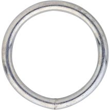 Dulimex - Stahlring (barrenring) Geschweißter Anbindering Ø 5mm Metallring Stahl Verzinkt