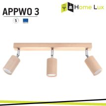 Applique in Legno Elegante – Portalampada GU10 – 220-230V – 45x5x20 cm – IP20