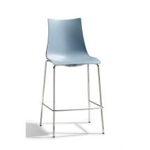 Scab Design - Set 2 Sgabelli Zebra H. 65 - Scab Colore: Azzurro