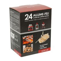 Allume-feu Ruecab 24 Pièces Laine De Bois Cire Végétale