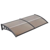 Marquesina De Puerta,marquesina Para Puerta Pc,marquesina De La Puerta,100×300 Cm(marrón)