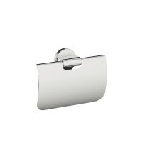 Portarrollos con tapa GEALUNA – Latón cromado – 15 x 6 x 16 mm – Accesorio de baño elegante y funcional