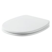 Jetly – Sedile wc Giro in resina di poliestere – Colore bianco – Dimensioni 42,5 x 36,5 cm
