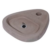 Base Per Fontane Con Vaschetta 47x48x6 Cm In Cemento Belfer 42/bsc/5 Tortora