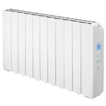 Radiateur Électrique À Inertie Fluide 1210w Farho Eco Green 11 Eléments Blanc Programmable Basse Consommation Garantie 20 Ans