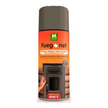 Fuego Net - Hitzebeständige Farbe, Grau, 400ml, Fuegonet Massó 06568