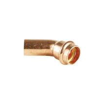 Gasrohrfitting Conex Luk 45 99.99% Kupfer Crimpbar