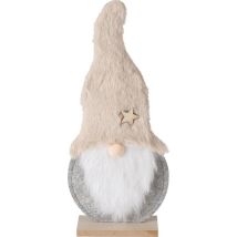 Boltze Golem Figura Decorativa Grigia 29 Cm Feltro Poliestere