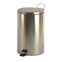 Mediclinics - Pp1321c Cubo Pedal Redondo 20l Inox Brillo - Ref: Pp1321c